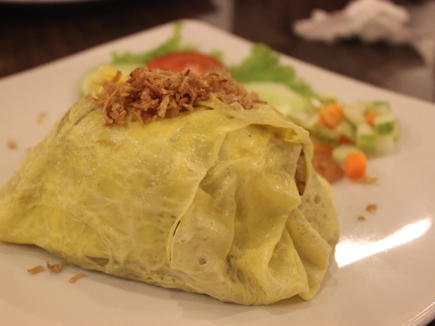 Pattaya Fried Rice prepared recipe
