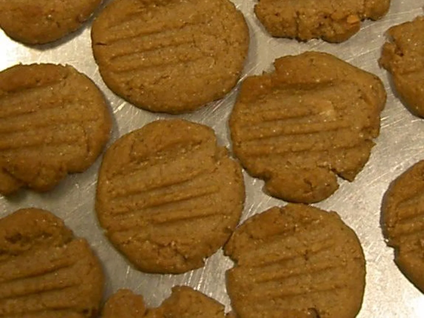 Peanut Butter Cookies (Egg-Free) prepared recipe