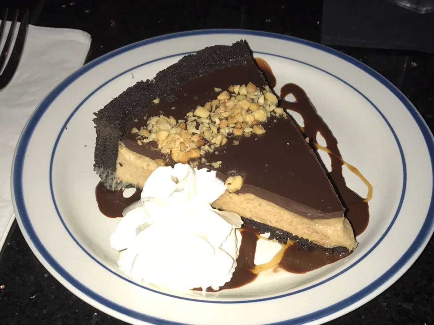 Peanut Butter Pie prepared recipe