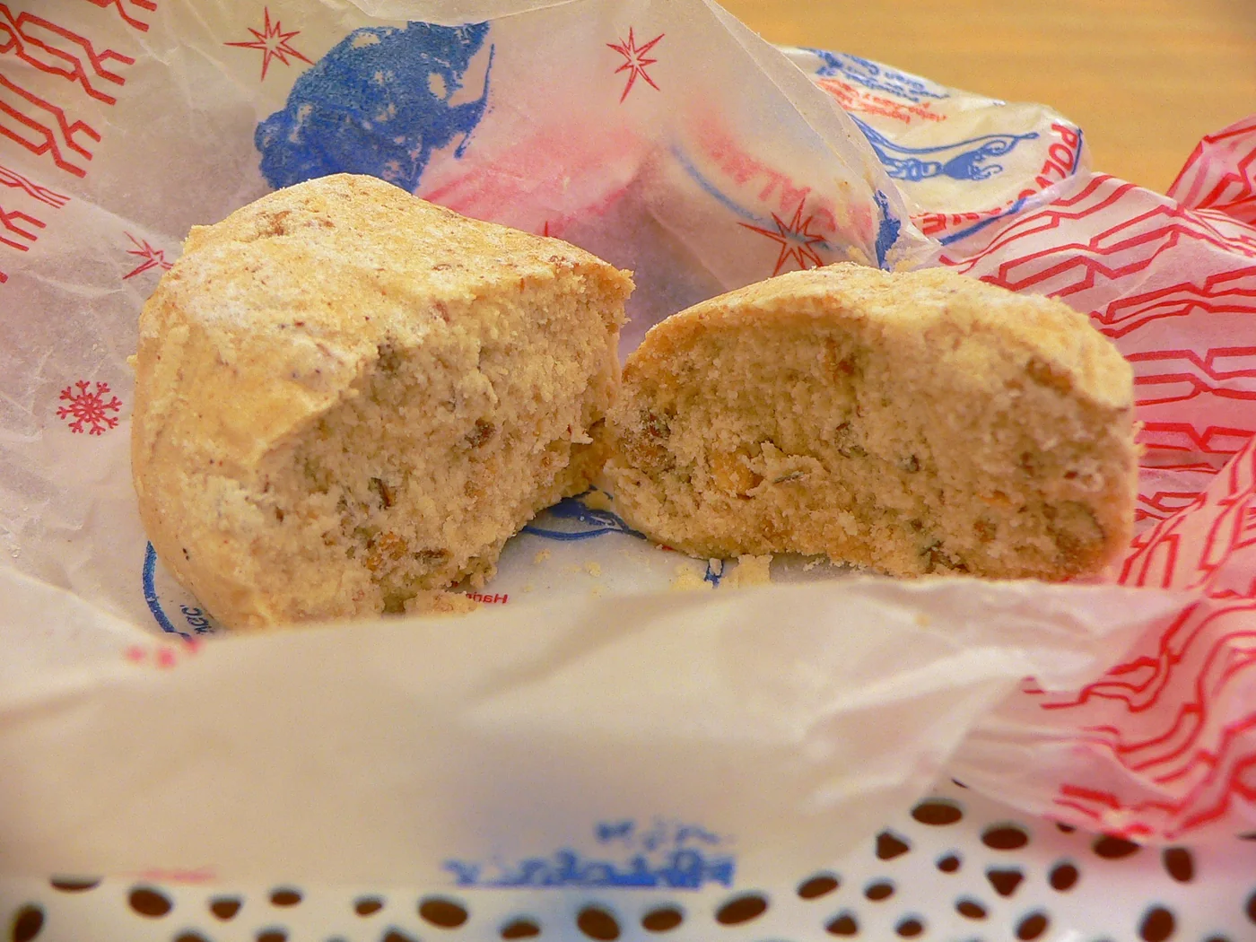 Polvorones (Spanish Shortbread) prepared recipe