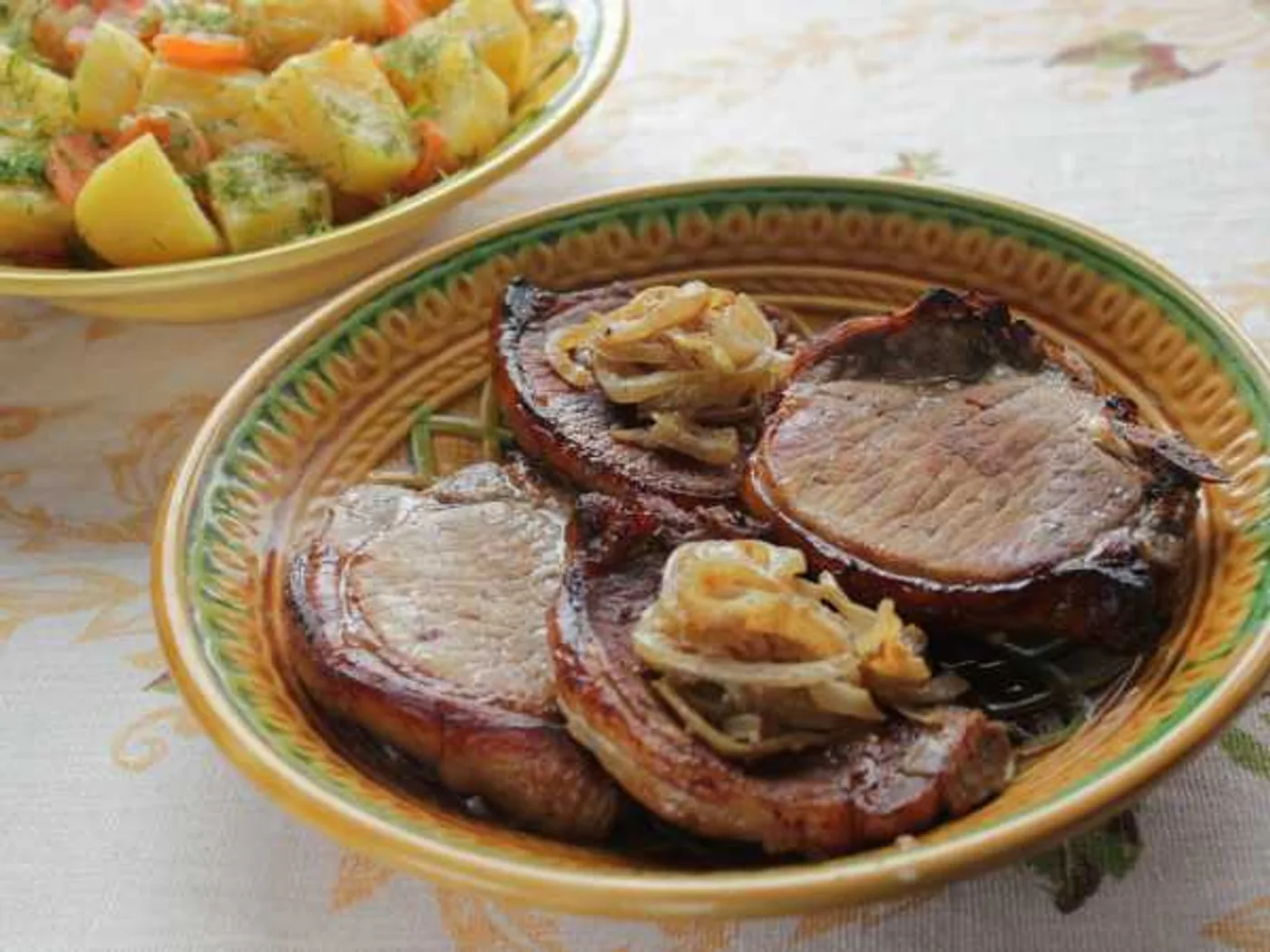 Pork entrecot in the oven recipe