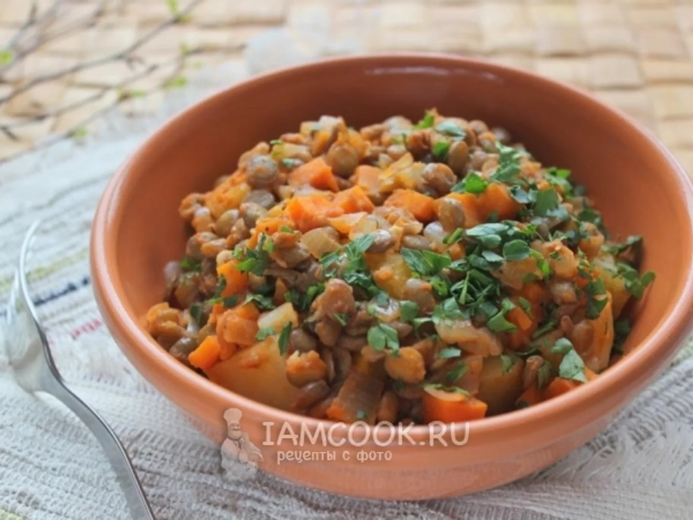 Potato and lentil goulash recipe