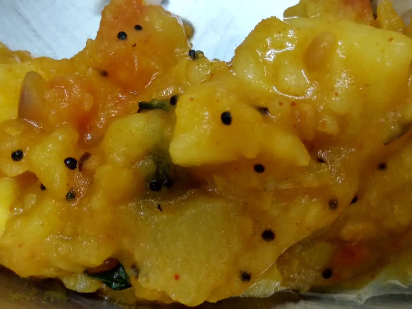 Potato Curry (Aloo Masala) prepared recipe