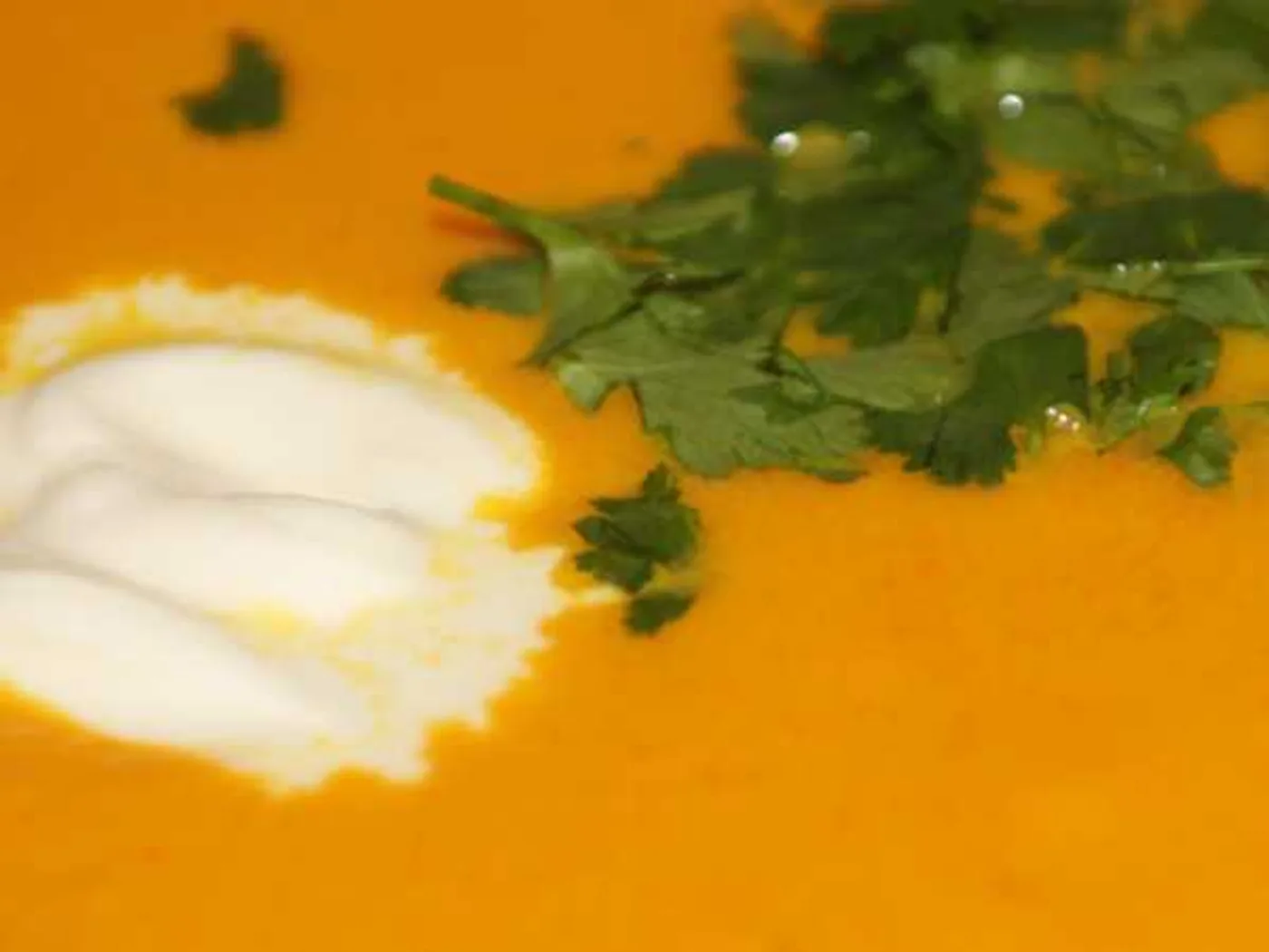 Pumpkin soup with cream recipe