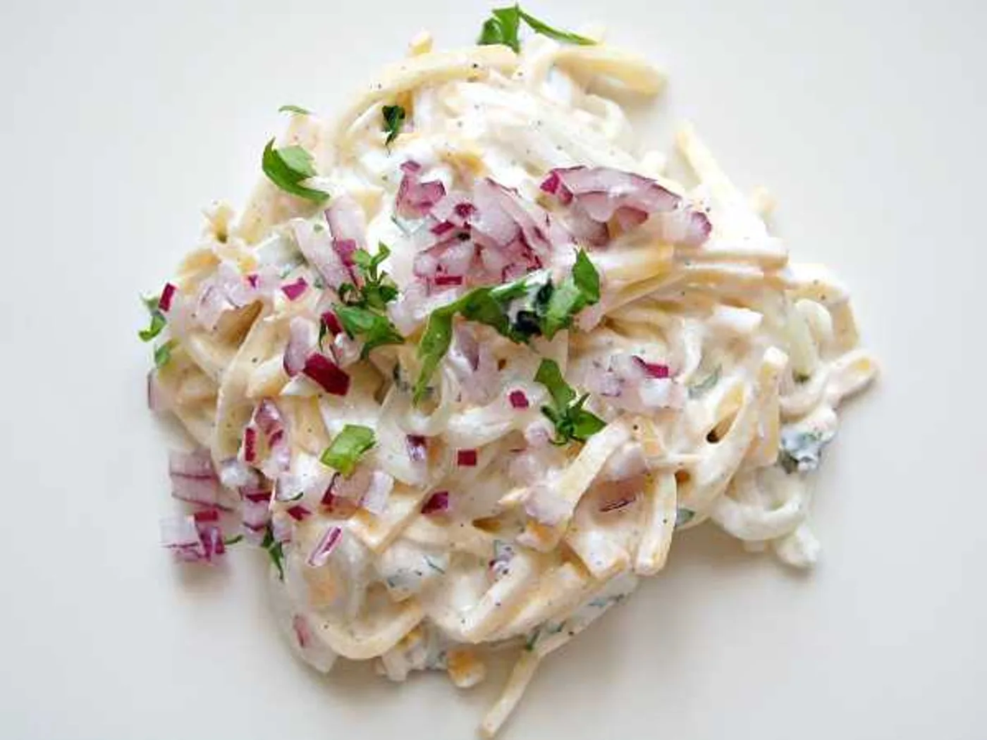 Raw turnip salad recipe