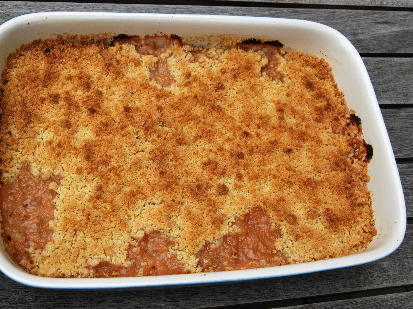 Rhubarb Crumble I prepared recipe