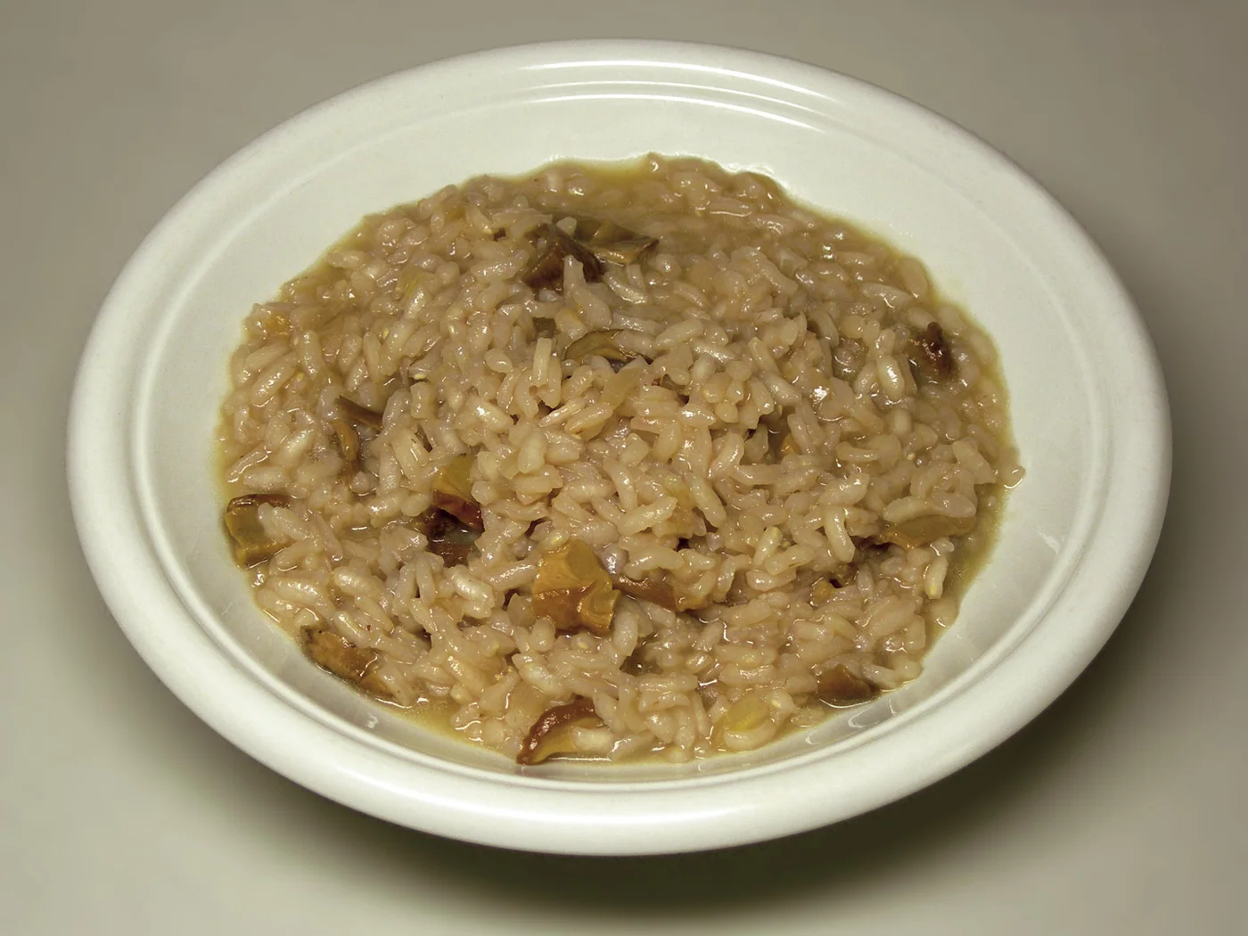 Risotto ai Funghi prepared recipe