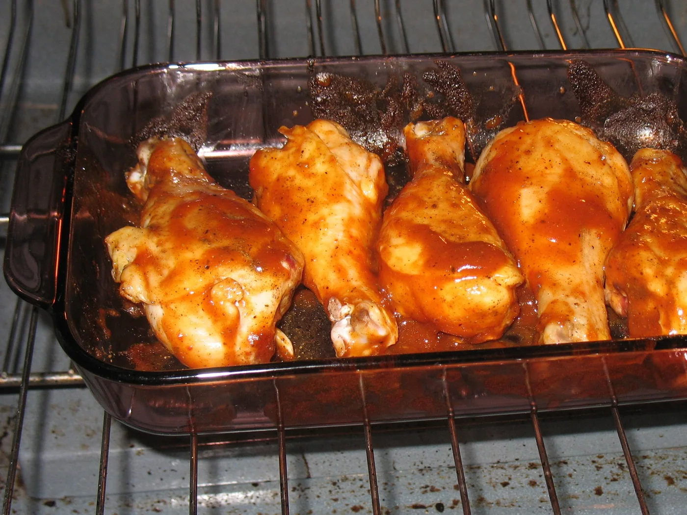 Roasted Spiced Chicken Drumsticks prepared recipe