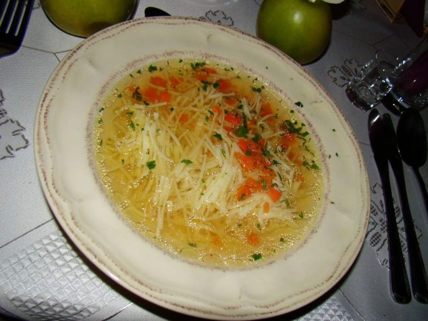 Rosół (Polish Meat Soup) prepared recipe