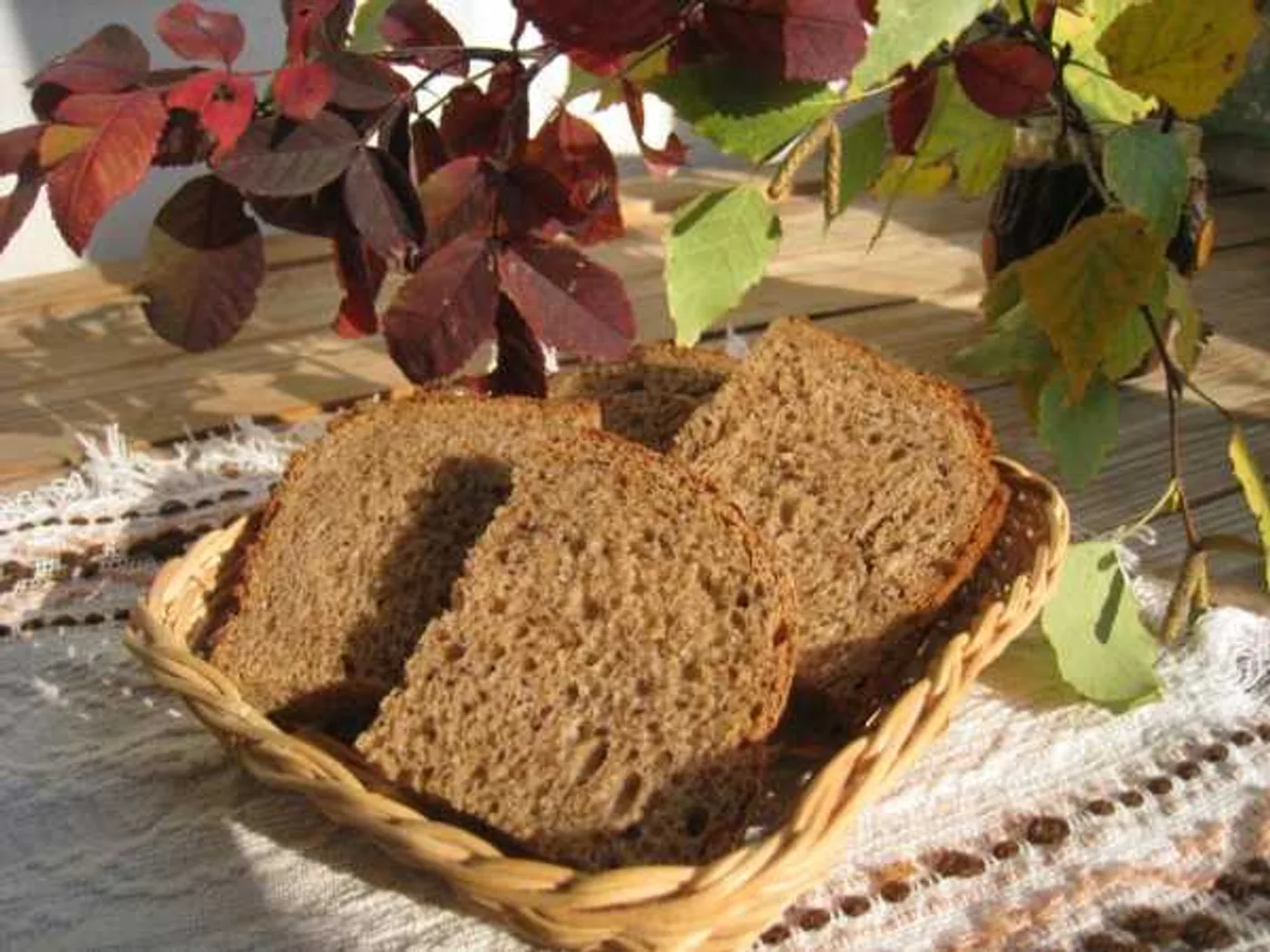 Rye bread and malt in the bread-maker recipe
