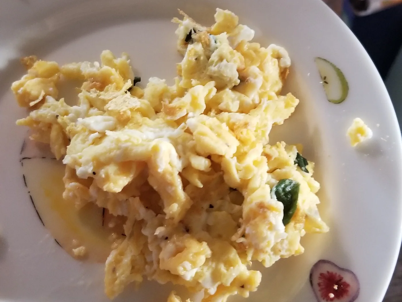 Scrambled Eggs with Herbs prepared recipe