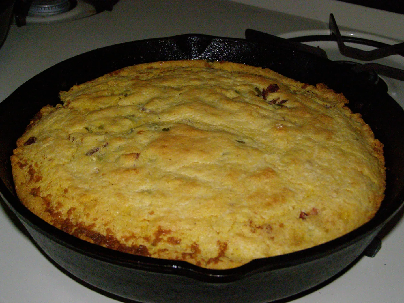 Skillet Cornbread prepared recipe