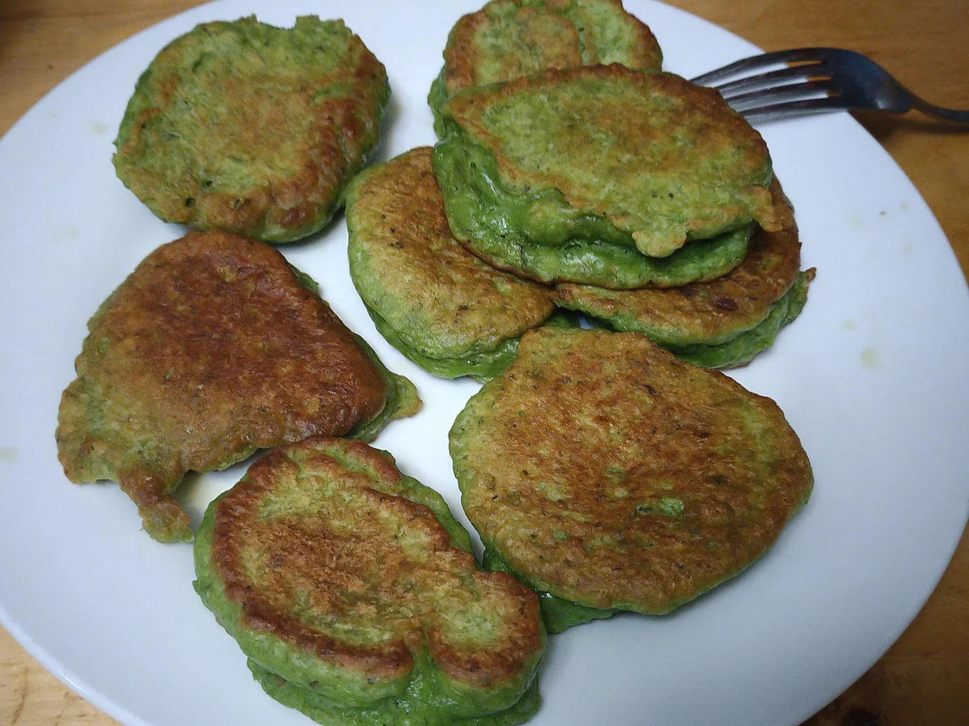 Spinach Fritters prepared recipe