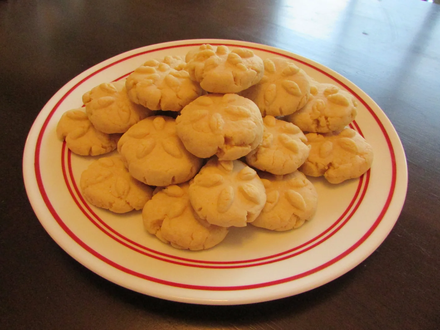 Spritzgeback (German Spritz Butter Cookies) prepared recipe