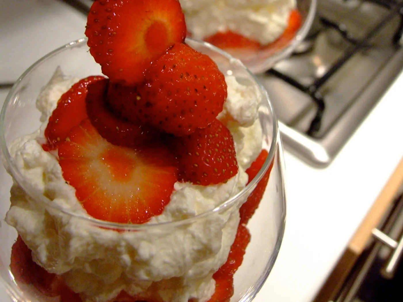 Strawberry and Yogurt Eton Mess prepared recipe