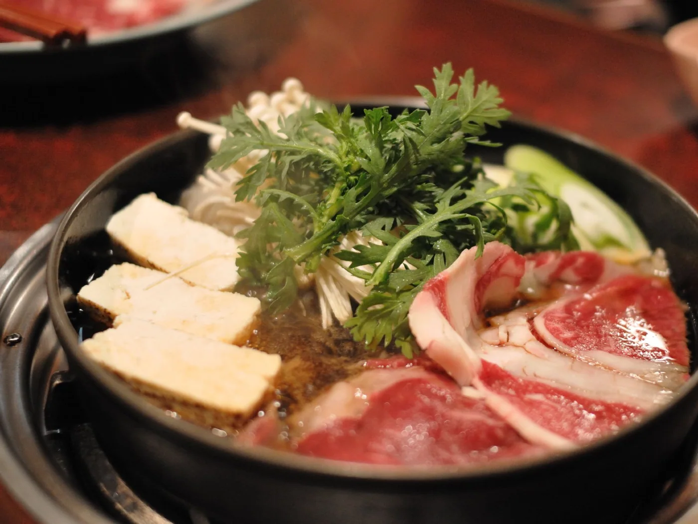 Sukiyaki prepared recipe