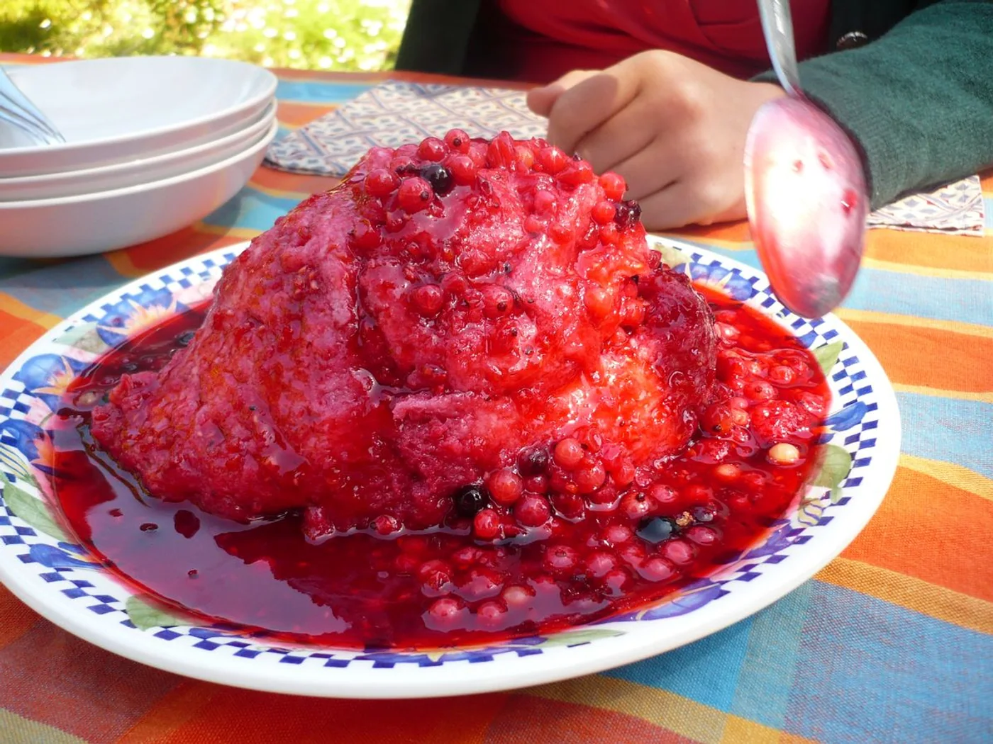 Summer Pudding prepared recipe
