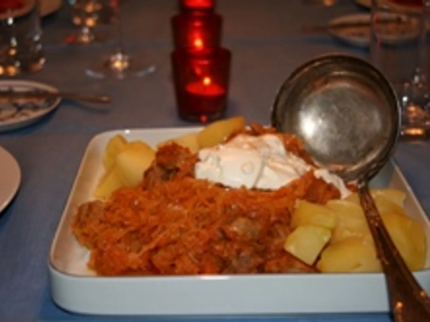 Szegedin Goulash prepared recipe