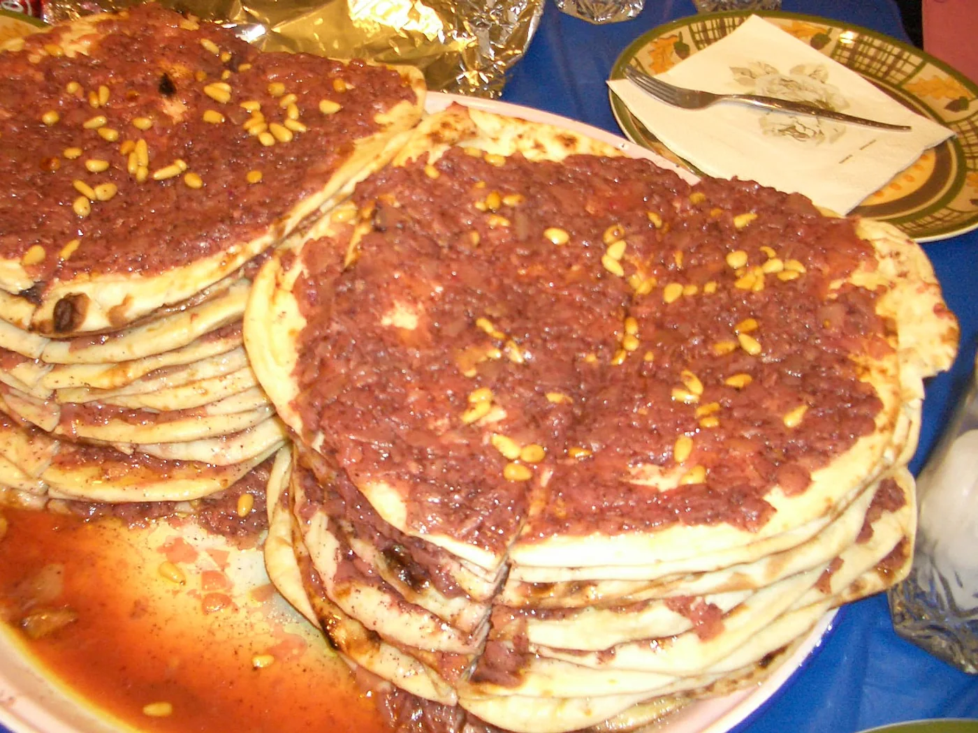 Taboon Bread prepared recipe