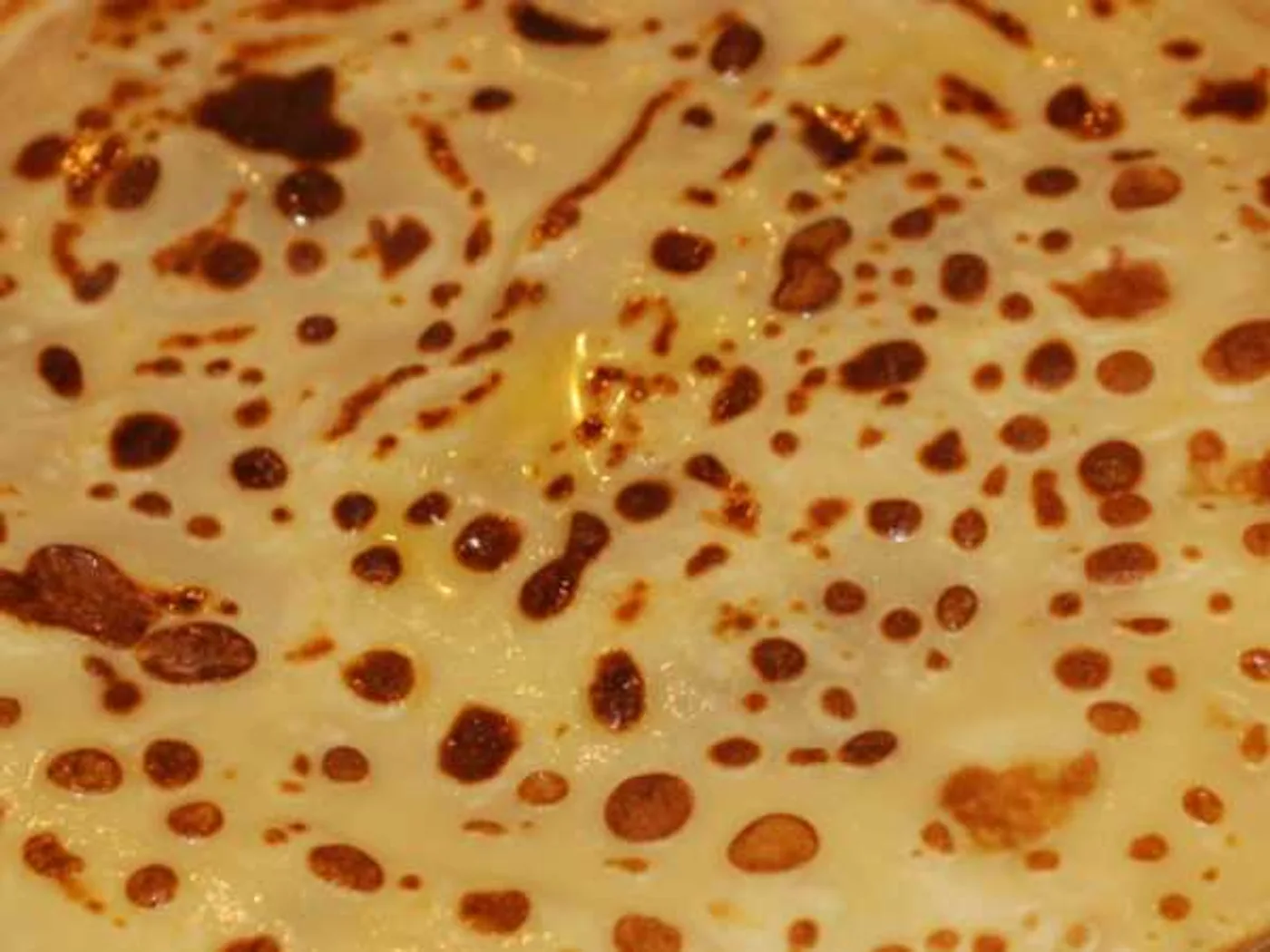 Thin pancakes on milk recipe