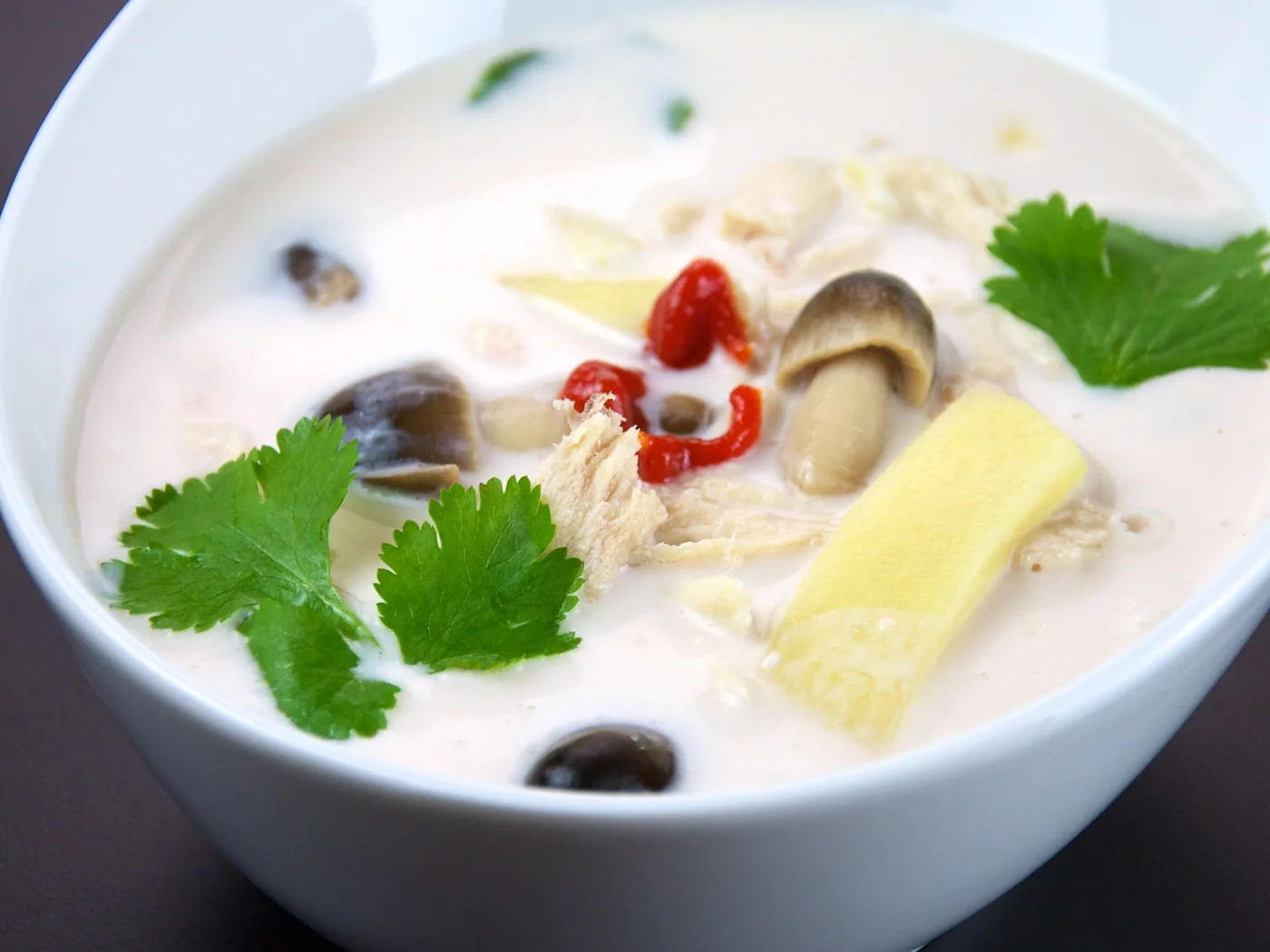 Tom Kha Kai prepared recipe