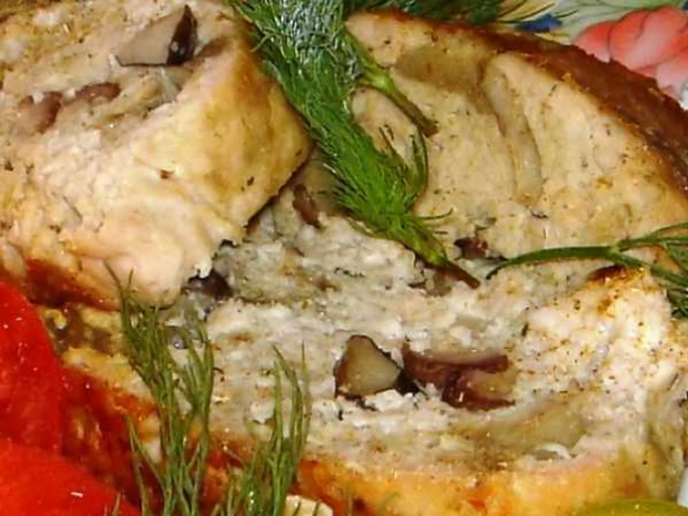 Turkey and mushroom roll recipe