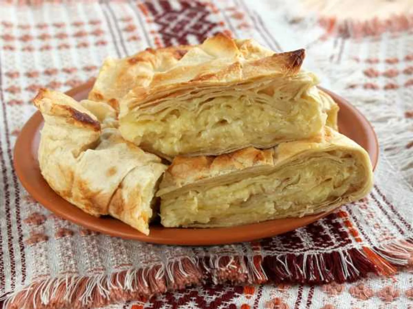 Achma from lavash with cheese recipe