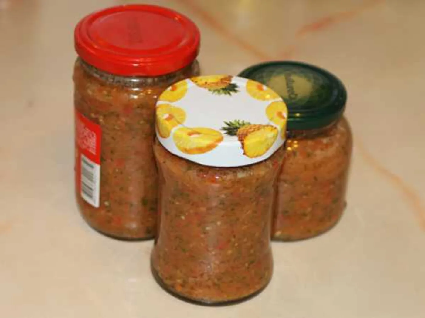 Adjika made from fresh tomatoes recipe