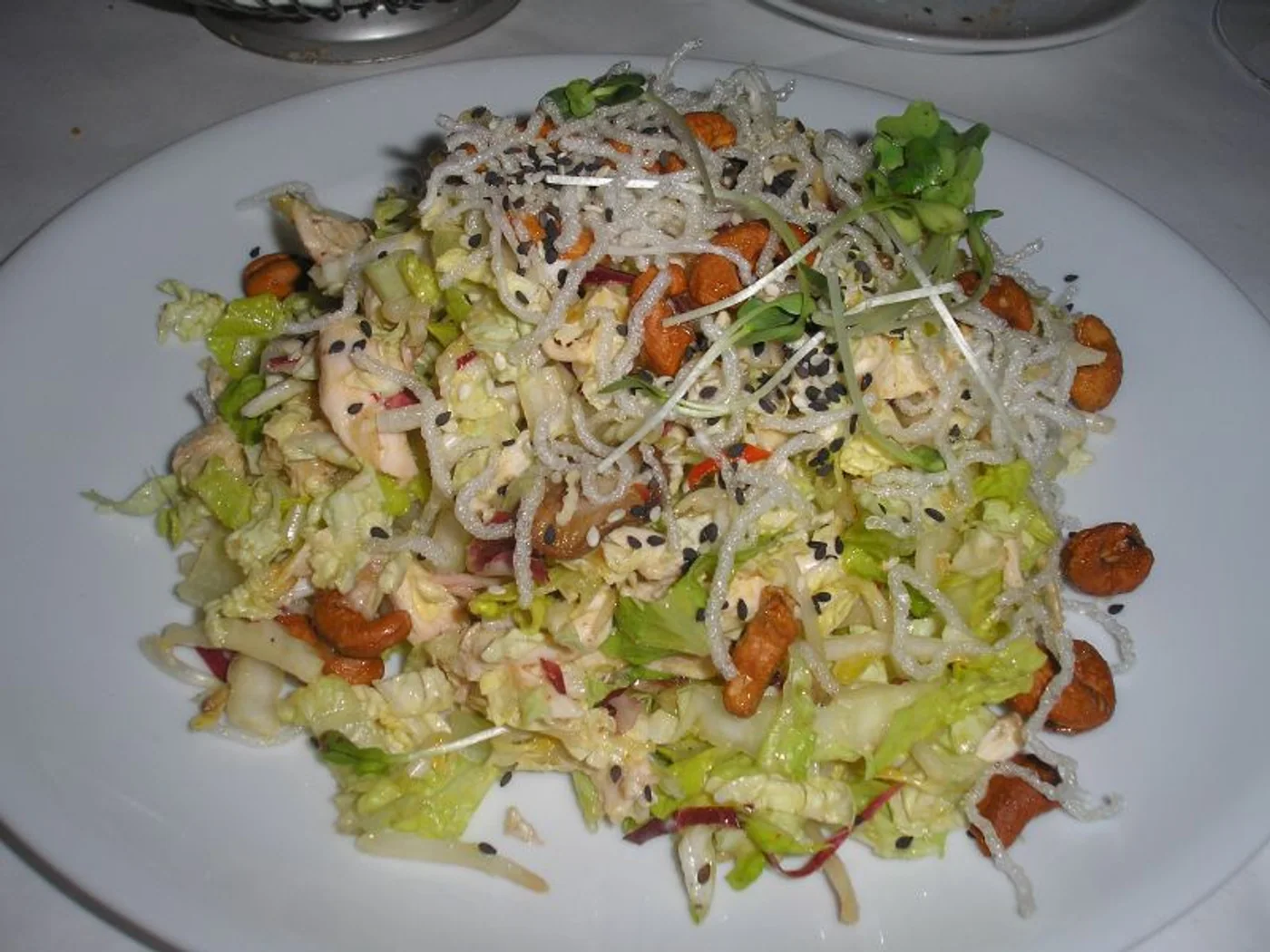 Asian-Inspired Chicken Salad prepared recipe