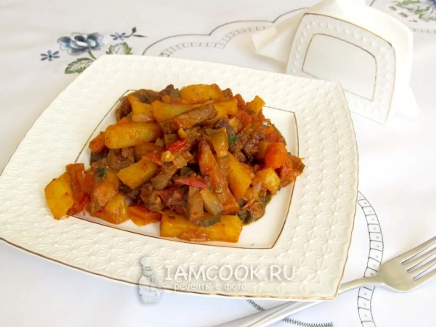 Azu in Tatar style recipe