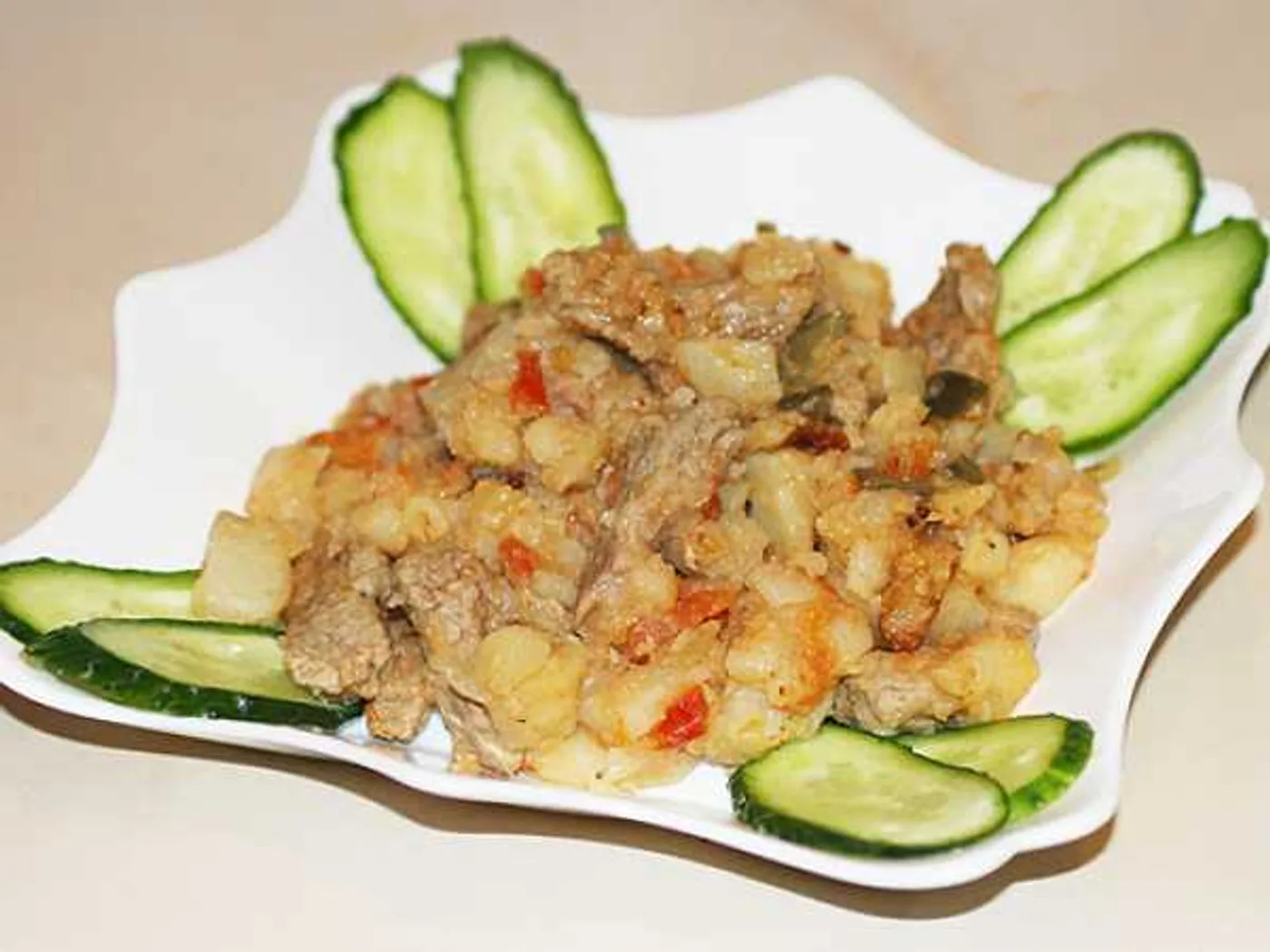 Beef and potato azu recipe