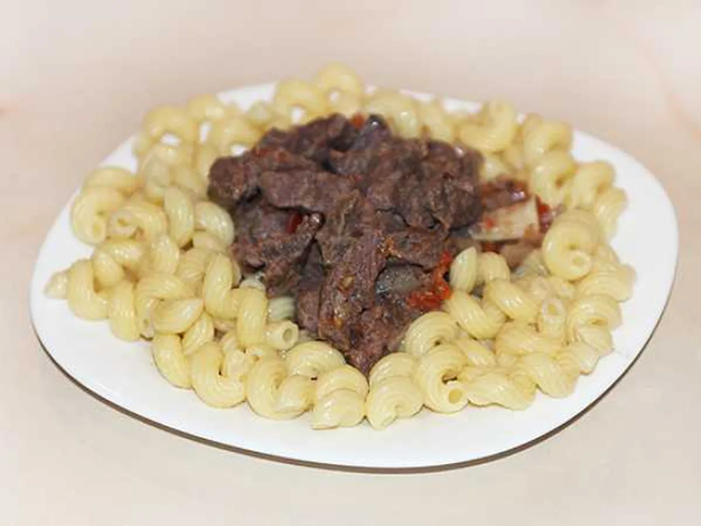 Beef brass (pieces in foil) recipe
