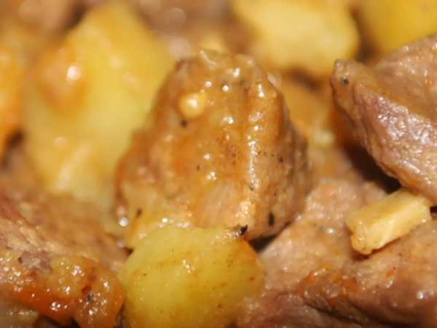 Beef fry with potatoes recipe