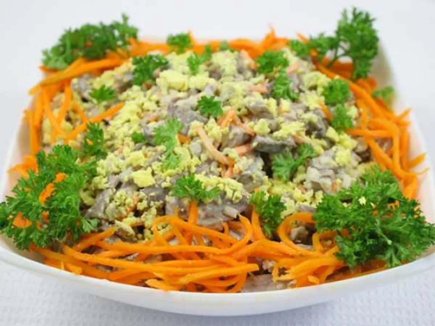 Beef heart salad recipe