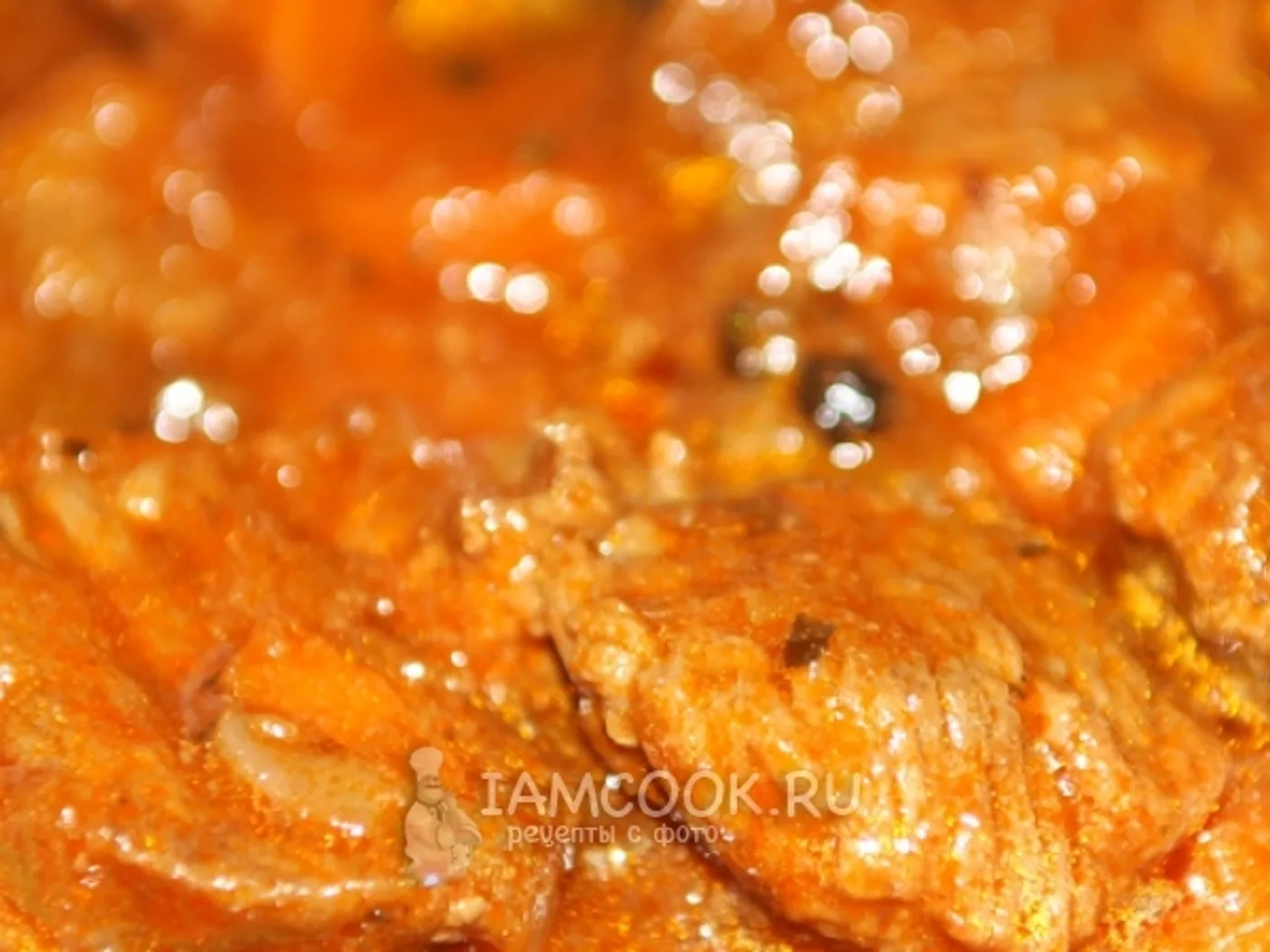 Beef stewed with prunes recipe