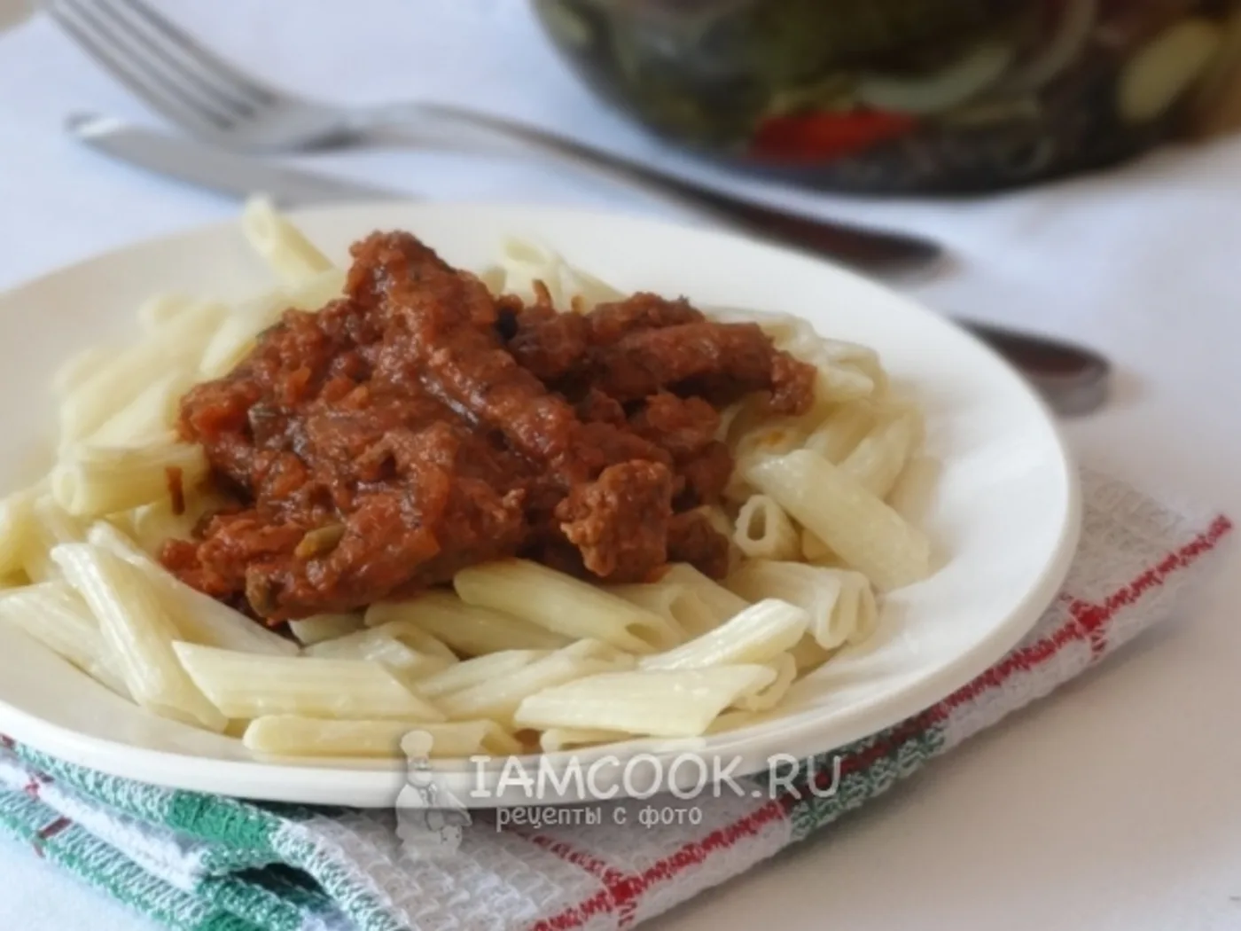Beef stewed with salted tomatoes recipe