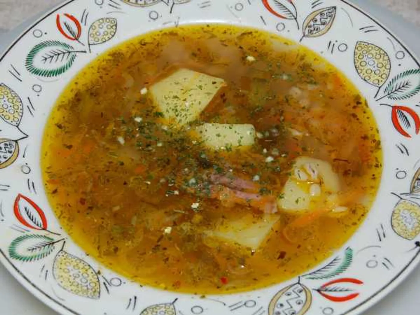 Bryant with barley and beef recipe