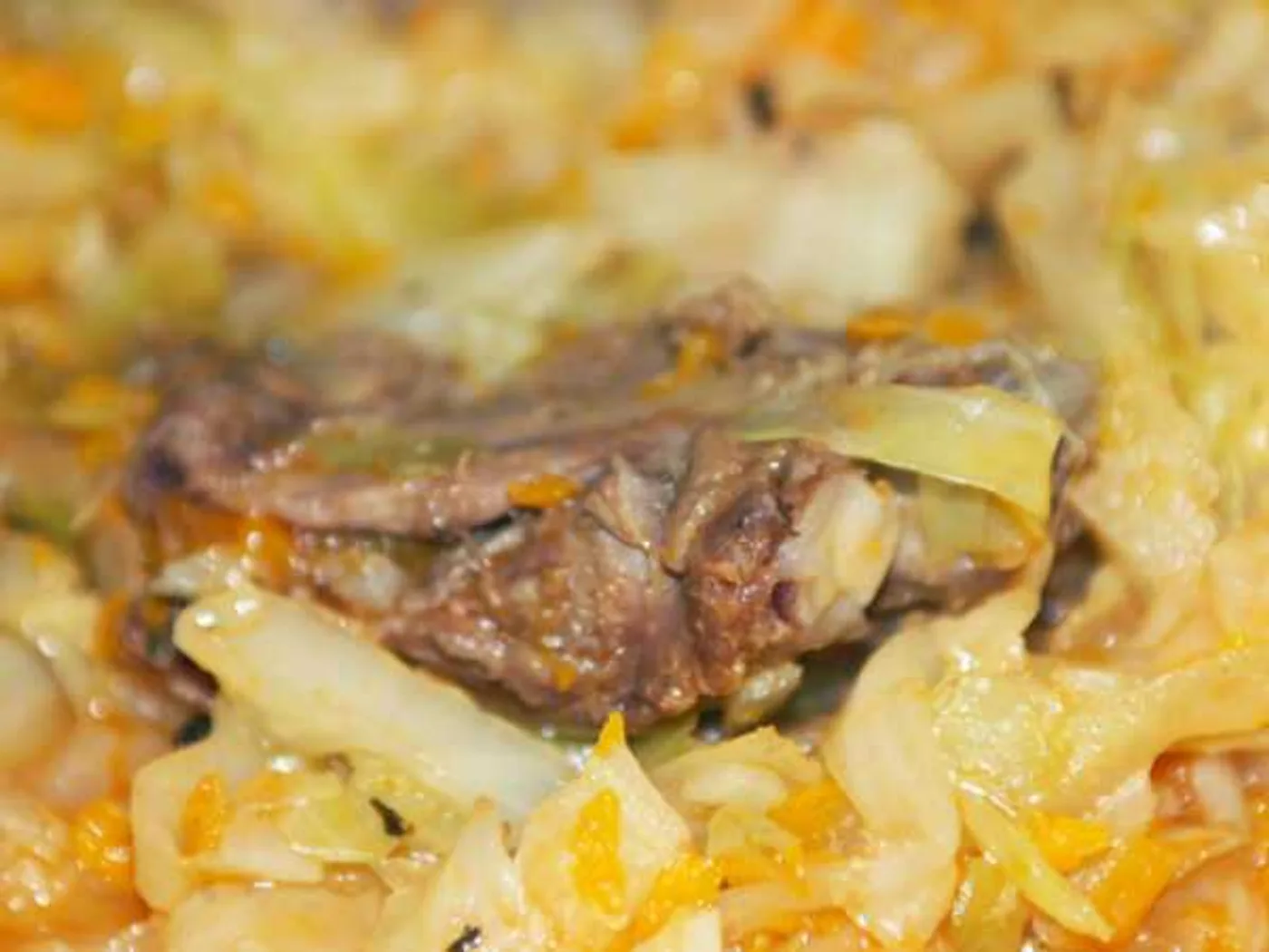 Cabbage-stewed duck recipe