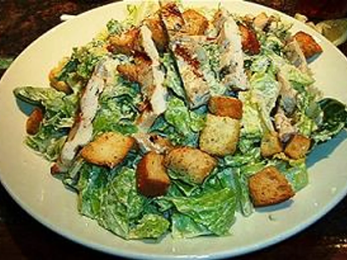 Caesar Salad prepared recipe