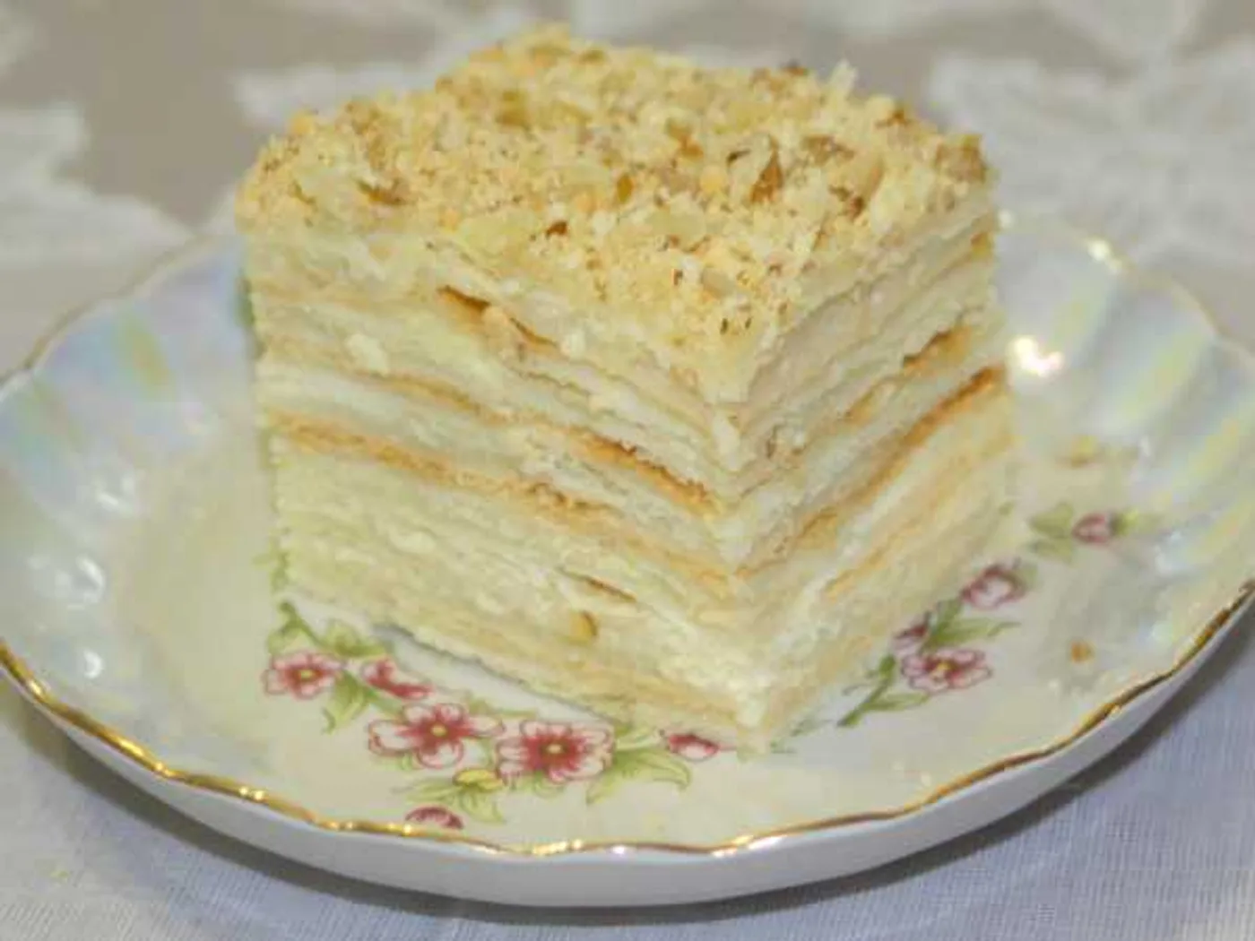 Cake "Napoleon" with custard recipe