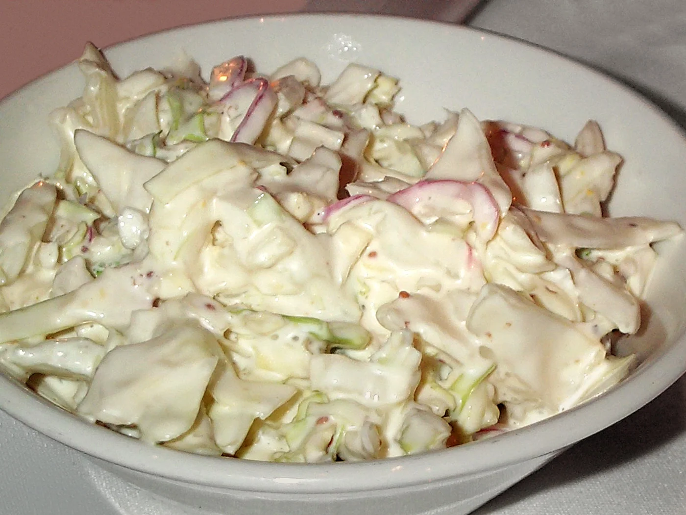 Canadian Apple and Cabbage Slaw prepared dish