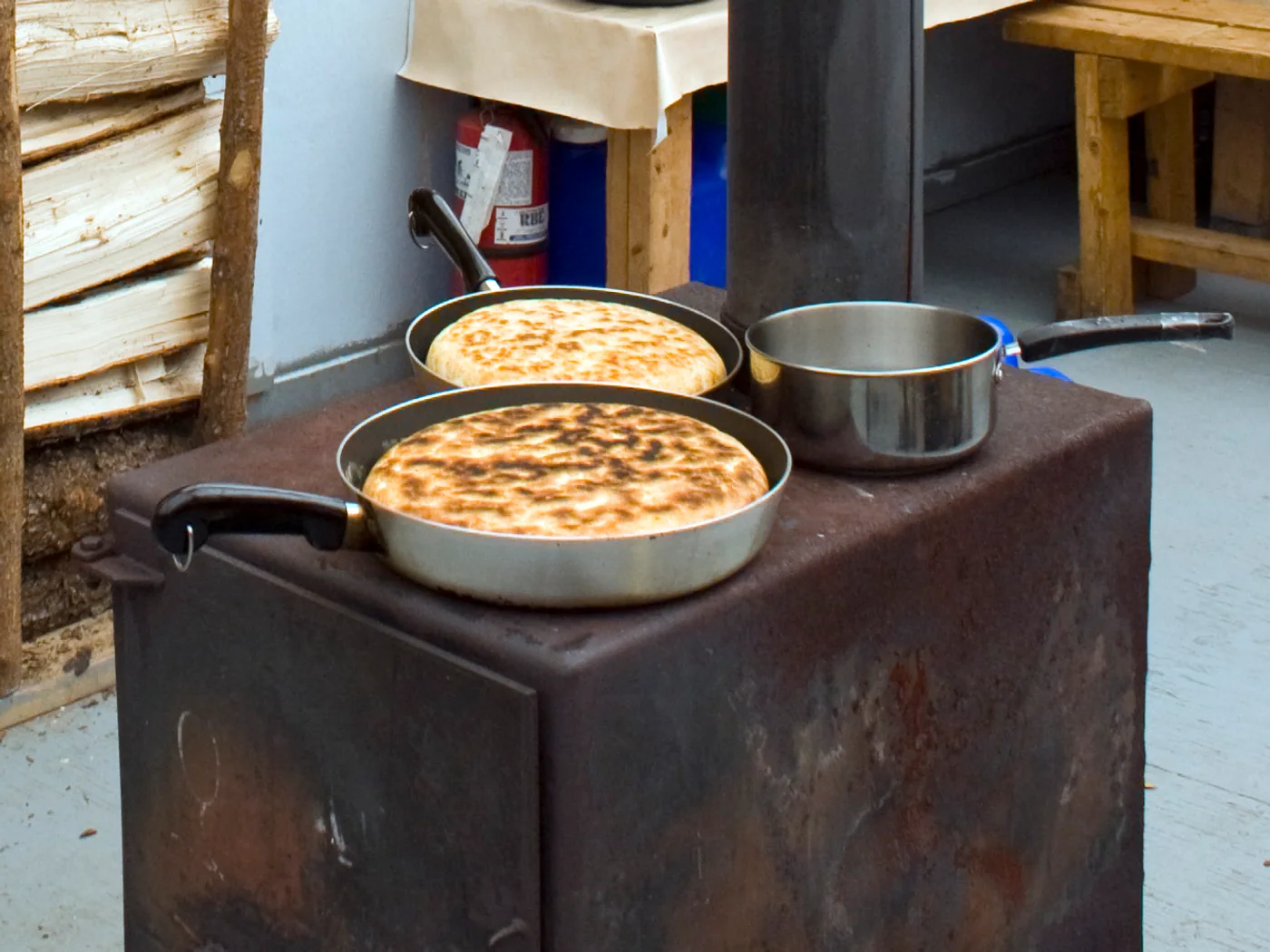 Canadian Skillet Bannock prepared dish