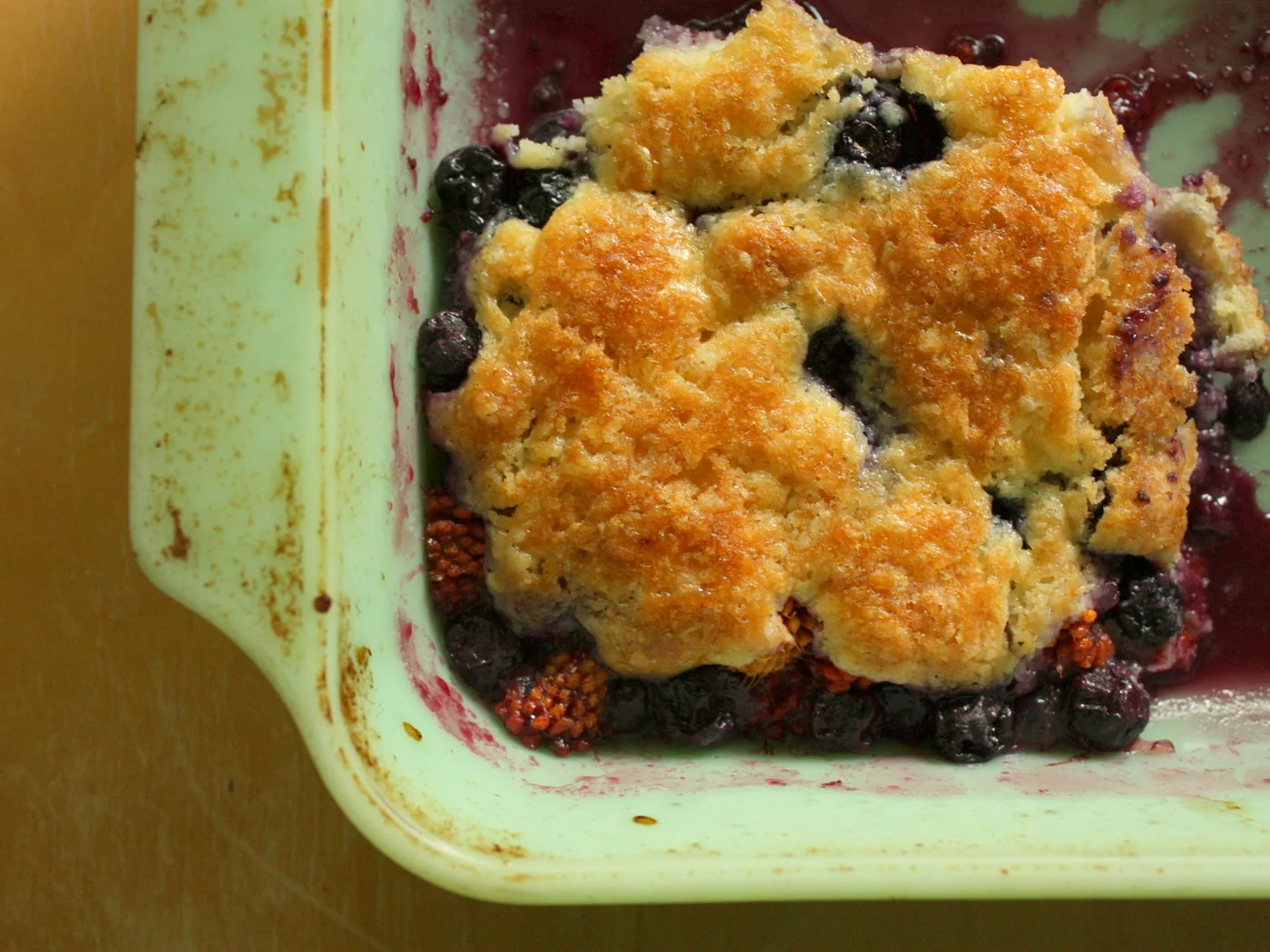 Canadian Blueberry Grunt prepared dish
