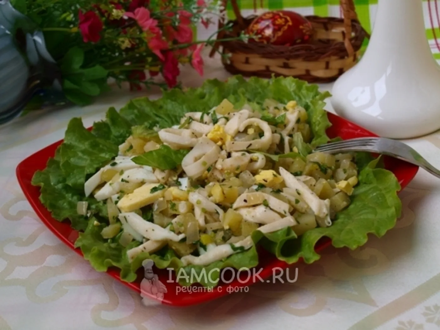 Canned squid salad recipe