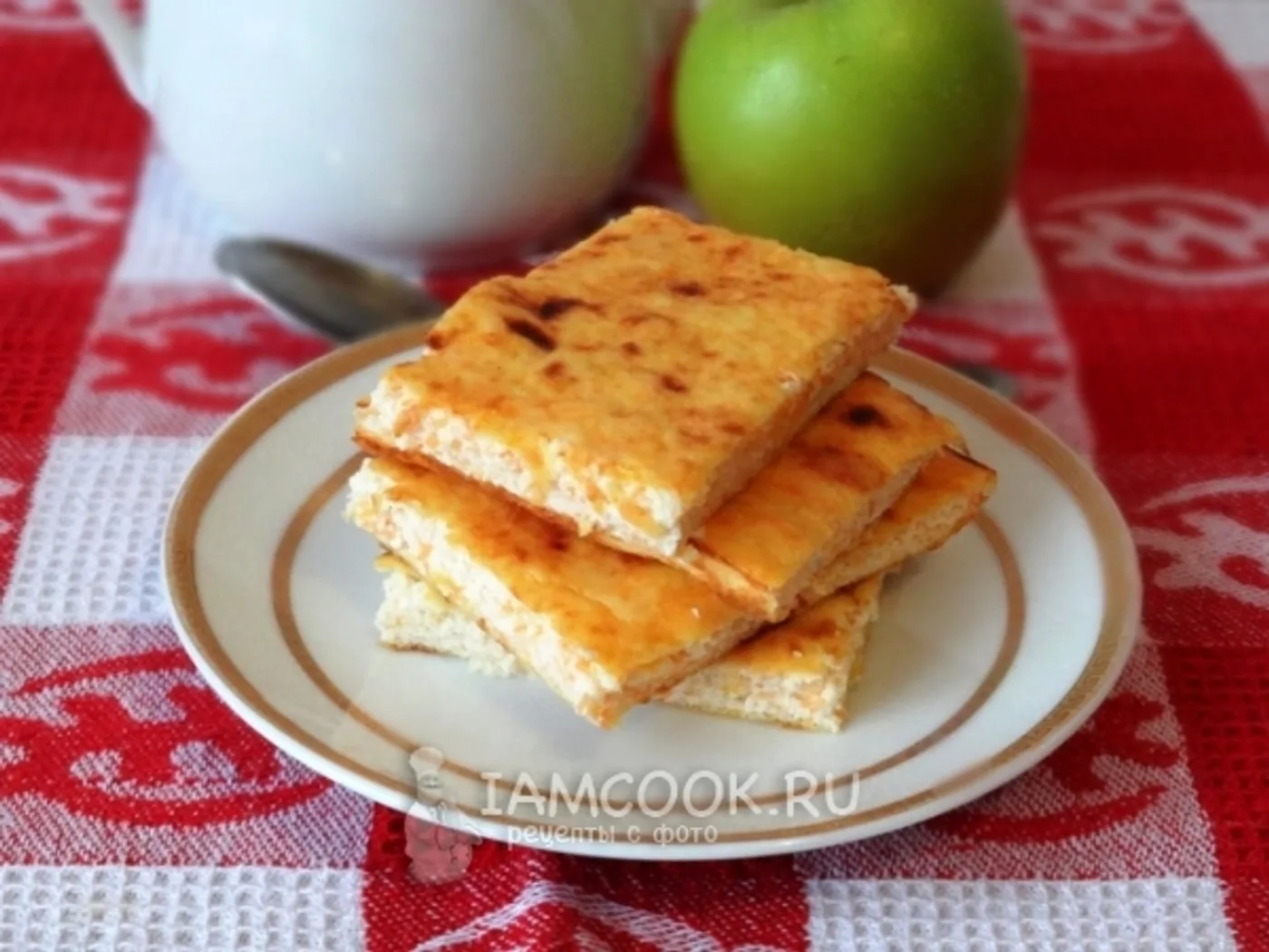 Carrot casserole with cottage cheese recipe