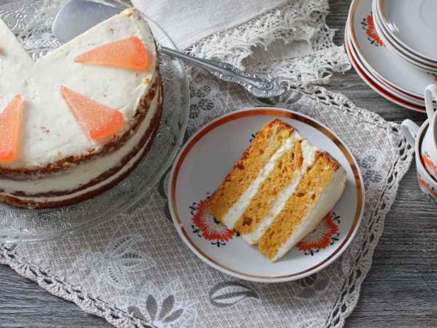 Carrot cream cake recipe