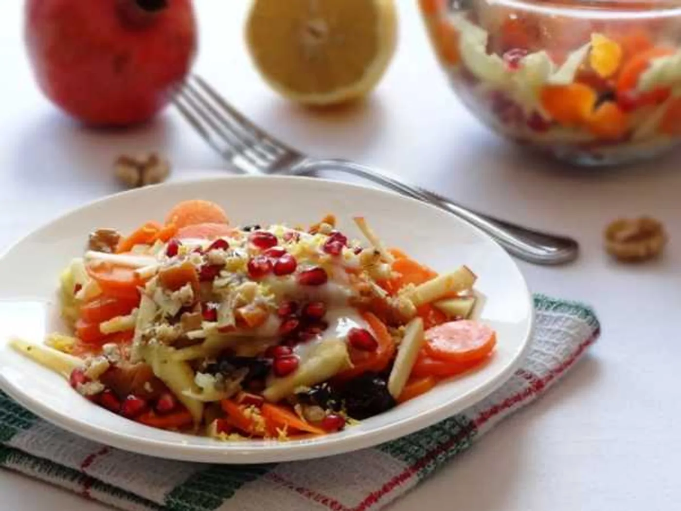 Carrot-fruit salad recipe