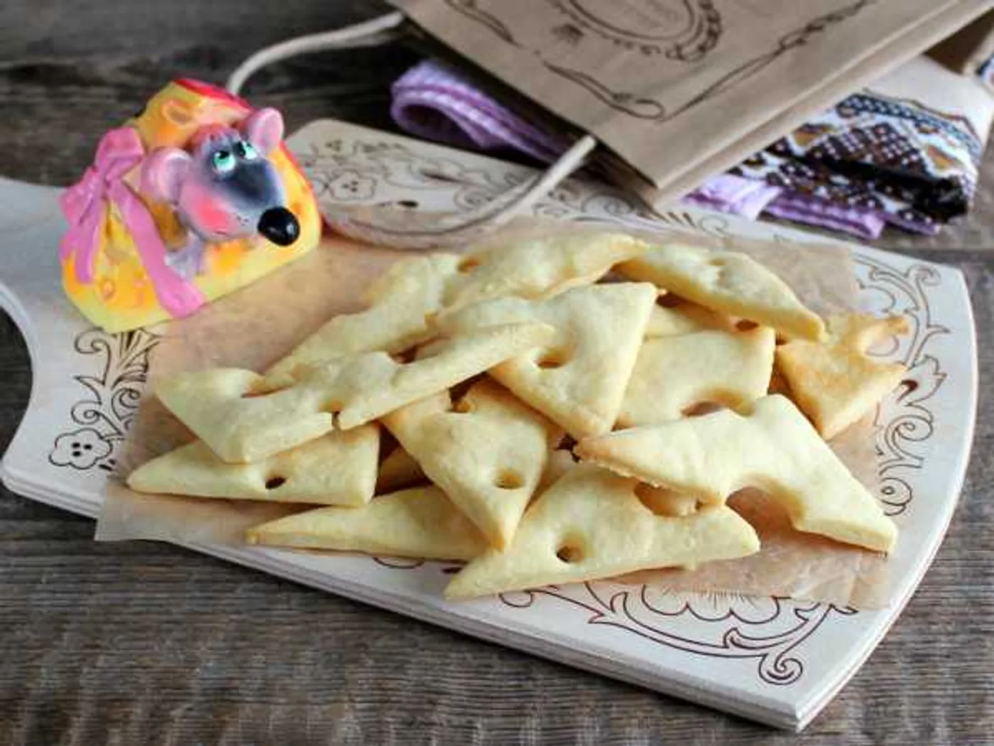 Cheese cookies on margarine recipe