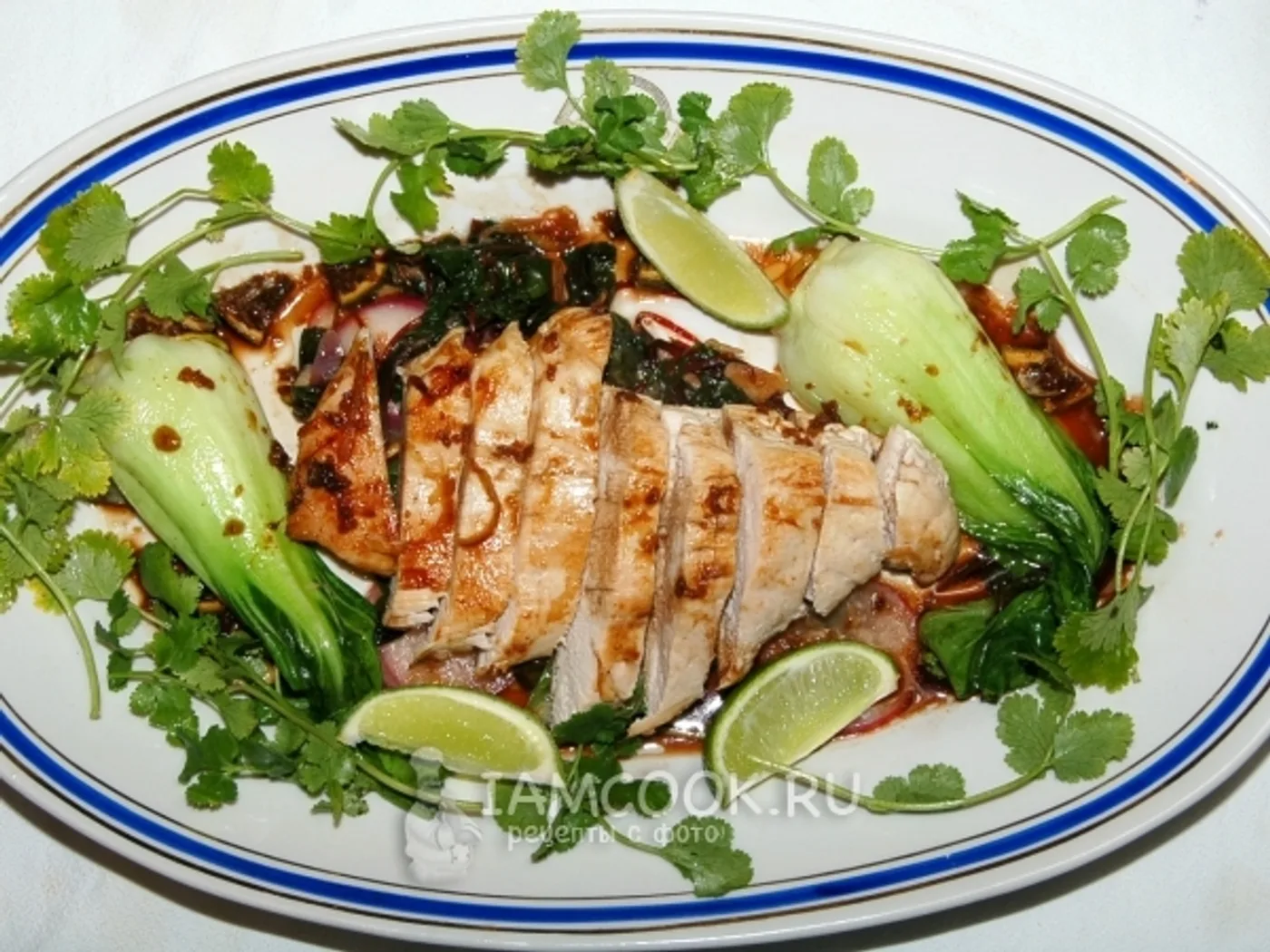 Chicken in Chinese with vegetables recipe