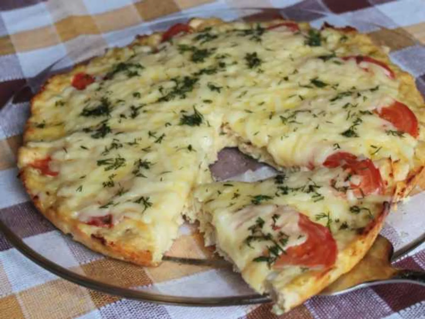 Chicken pizza without dough recipe